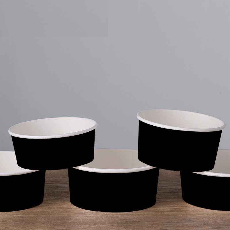 Disposable Black Paper Bowl