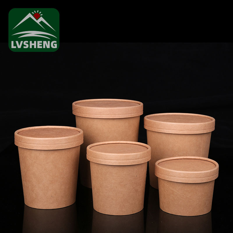 Kraft Paper Soup Tubs